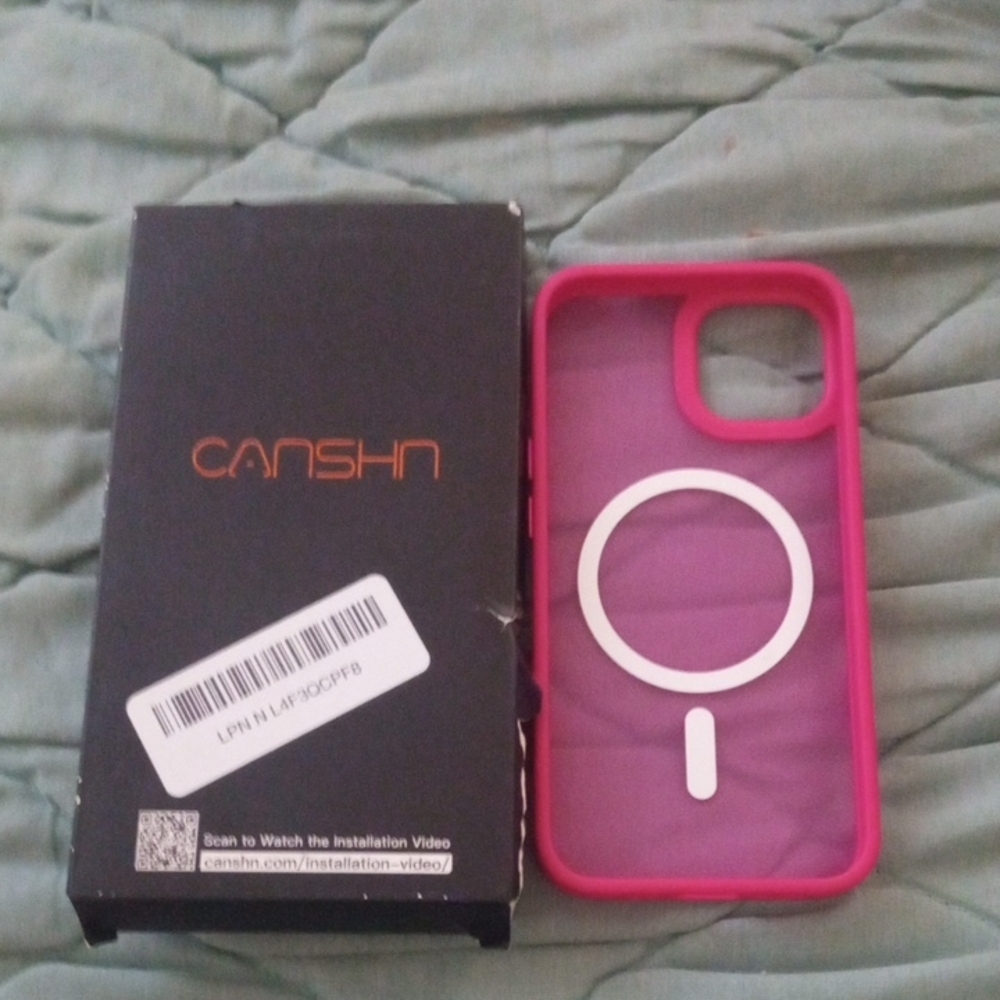 Pink Phone Case with MagSafe Compatibility